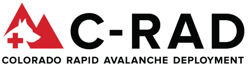 Red mountain dog logo with C-RAD text