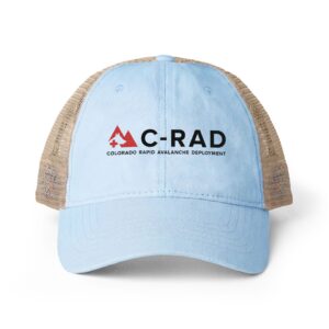 Light blue cap with C-RAD branding.